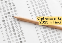 crpf answer key 2023 hindi