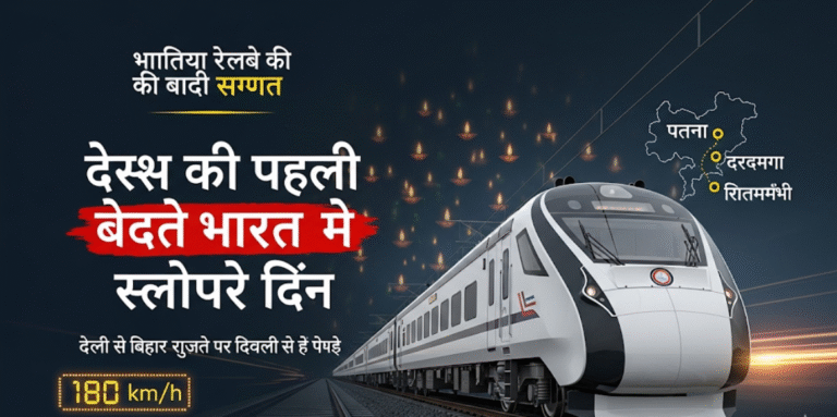 दिवाली-छठ से पहले बिहार को तोहफ़ा, दौड़ेगी पहली वंदे भारत स्लीपर ट्रेन