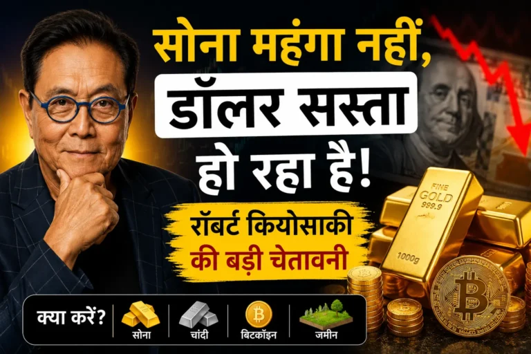सोना महंगा नहीं हुआ, डॉलर की कीमत गिर रही है: रॉबर्ट कियोसाकी